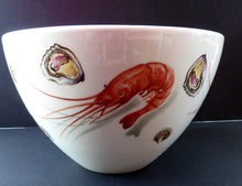 Load image into Gallery viewer, FIGGJO FLINT LARGE Norwegian Seafood or Prawn Salad Serving Bowl 1950s
