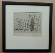 Load image into Gallery viewer, William Walcot St Giles Cathedral Edinburgh Etching Signed
