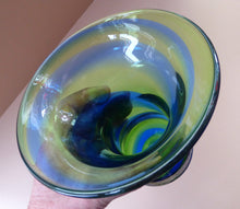 Load image into Gallery viewer, 1930s British Art Glass. ART DECO Glass Rainbow Vase by Stevens and Williams (Royal Brierley)

