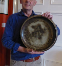 Load image into Gallery viewer, Large ROYAL COPENHAGEN Stoneware Bowl by Carl Hallier. Large Shallow Bowl with Attractive SUNG Glaze. Model 21826

