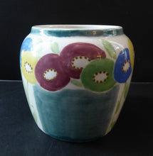 Load image into Gallery viewer, SCOTTISH POTTERY. Sweet Little 1920s BOUGH Ceramic Pot or Miniature Vase. Pretty Hand Painted Floral Design
