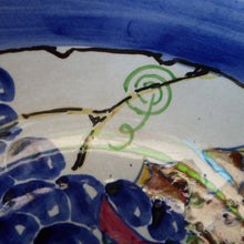 Load image into Gallery viewer, 1920s Elizabeth Amour Large Bowl with Fruiting Vines / Grapes Decoration
