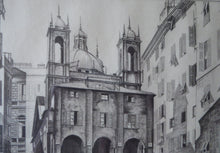 Load image into Gallery viewer, St Peter&#39;s Church, Genoa by Geoffrey Wedgwood 1950s
