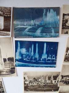 1930s EMPIRE EXHIBITION GLASGOW Souvenir Envelope Set of 12 Postcards (with 4 extra tipped in)