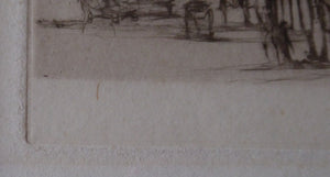 William Walcot Etching Drypoint Decadence of Roman Empire 1925