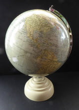 Load image into Gallery viewer, Terrestrial Globe by Geographica Ltd. 1930s ART DECO Desk Top Spinning Globe
