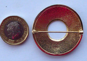 Solid Gold Brooch Sheila Fleet Orkney Skyran Design