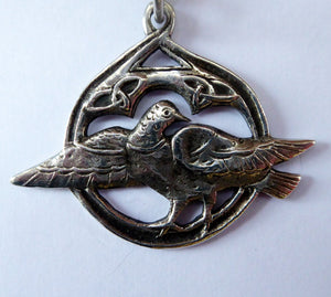 1920s IONA Scottish Silver Pendant. Hallmarked Glasgow 1923. John McGilvray & Son after ALEXANDER RITCHIE