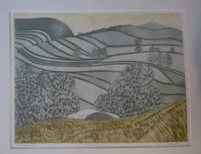 Load image into Gallery viewer, ORIGINAL ETCHING: John Brunsdon (1933 - 2014). Yorkshire Dales. Pencil Signed Limited Edition
