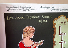 Load image into Gallery viewer, RARE 1905 ART MAGAZINE. The Modern Lithographer. Published London January 1905; Includes Genuine Art Nouveau Lithograph
