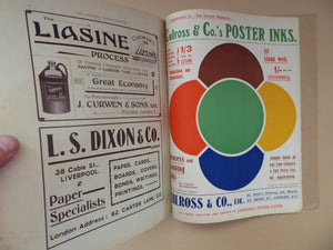 RARE 1905 ART MAGAZINE. The Modern Lithographer. Published London July 1905; Includes Genuine Art Nouveau Lithograph