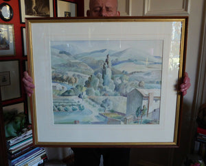 1950s Listed Woman Artist for Sale. Italian Watercolour Painting Alice M Coats