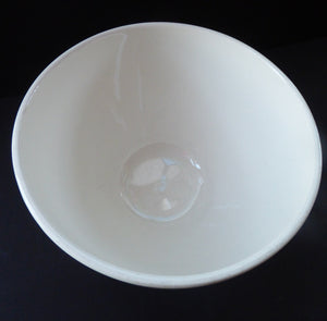 FIGGJO FLINT LARGE Norwegian Seafood or Prawn Salad Serving Bowl 1950s