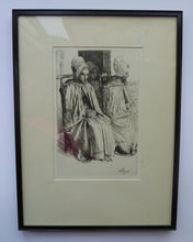 Load image into Gallery viewer, Alphonse Legros Etching Peasant Women from near Boulogne
