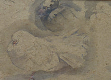 Load image into Gallery viewer, Scottish Art for Sale. Edwin Alexander Watercolour Painting of a White Dove
