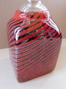Vintage NORWEGIAN Plus Art Glass Bottle Vase