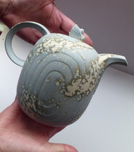 Load image into Gallery viewer, Vintage 1970s HORNSEA CONCEPT Swan Lake Coffee Pot.  Designed by Martin Hunt. More Unusual Mottled CIRRUS Grey Glaze
