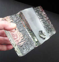 Load image into Gallery viewer, Vintage 1960s SOLIFLEUR Walther Glas German Flat Rectangular Bud or Stem Vase.  Designed by Heiner Düsterhaus
