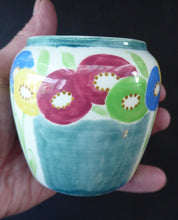 Load image into Gallery viewer, SCOTTISH POTTERY. Sweet Little 1920s BOUGH Ceramic Pot or Miniature Vase. Pretty Hand Painted Floral Design
