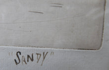Load image into Gallery viewer, Marion Harvey Etching of a Cairn Terrier called Sandy
