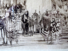 Load image into Gallery viewer, William Walcot Etching Drypoint Decadence of Roman Empire 1925
