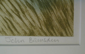 ORIGINAL ETCHING: John Brunsdon (1933 - 2014). Yorkshire Dales. Pencil Signed Limited Edition