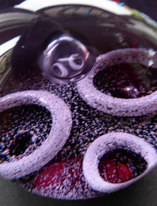 SCOTTISH GLASS. 1981 Vintage Caithness Paperweight Entitled Lunar III. From a Limited Edition of only 750 issued