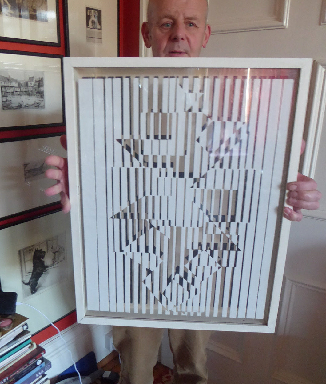 1960s Wild Hawthorn Press Print by Victor Vasarely