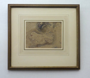 Scottish Art for Sale. Edwin Alexander Watercolour Painting of a White Dove