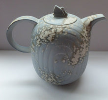 Load image into Gallery viewer, Vintage 1970s HORNSEA CONCEPT Swan Lake Coffee Pot.  Designed by Martin Hunt. More Unusual Mottled CIRRUS Grey Glaze
