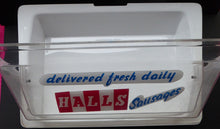 Load image into Gallery viewer, 1960s VINTAGE FOOD RETAIL Shop Display.  Covered Plastic Sausages Shop Display Item. Plus Vintage Sausages Price Tag
