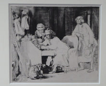 Load image into Gallery viewer, Original Davild Wilkie Etching 1820s The Lost Receipt
