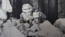 Load image into Gallery viewer, Original Davild Wilkie Etching 1820s The Lost Receipt

