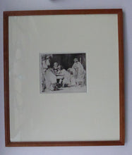 Load image into Gallery viewer, SCOTTISH ART. David Wilkie. The Lost Receipt. Original etching and drypoint on paper; c 1824. Wooden Frame
