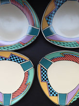 Load image into Gallery viewer, ROSENTHAL Flash One Pattern Studio Linie Side Plates. Designed by Dorothy Hafner, 1980s 
