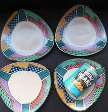 Load image into Gallery viewer, ROSENTHAL Flash One Pattern Studio Linie Side Plates. Designed by Dorothy Hafner, 1980s 
