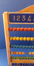 Load image into Gallery viewer, Vintage 1950s CHAD VALLEY Abacus - Wooden Frame and Beads. Free Standing. Great Display Piece
