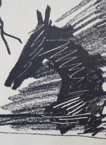 1960s Picasso Original Lithograph Jeu de Cape Pass with the Cape