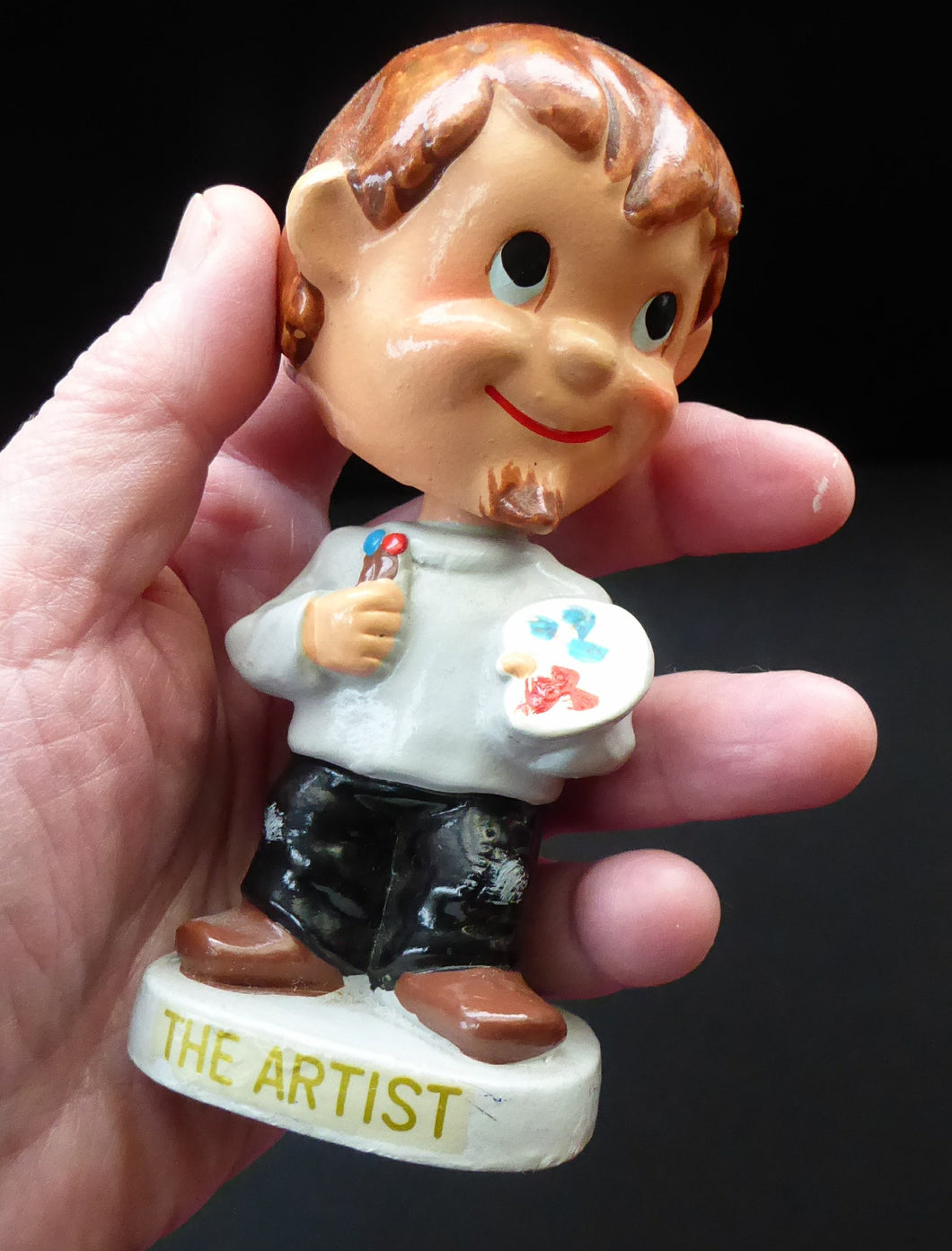 Vintage 1950s / 1960s Japanese Bobblehead. THE ARTIST