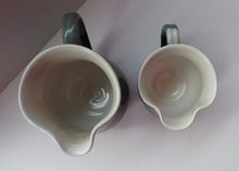 Load image into Gallery viewer, SCOTTISH POTTERY. Two Vintage Studio Pottery Stoneware Jugs by Tom Lochhead, Kirkcudbright
