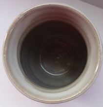 Load image into Gallery viewer, SCOTTISH POTTERY. Vintage Studio Pottery Stoneware Vase by Tom Lochhead, Kirkcudbright

