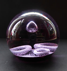 SCOTTISH GLASS. 1981 Vintage Caithness Paperweight Entitled Lunar III. From a Limited Edition of only 750 issued