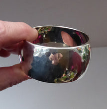 Load image into Gallery viewer, SCOTTISH SILVER. Heavy Edinburgh Hallmarked Orkney Silver Bracelet or Bangle. Dated 1997. Maker&#39;s Mark: EAA

