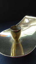 Load image into Gallery viewer, 1960s Dantorp Design Danish Polished Brass Candlestick
