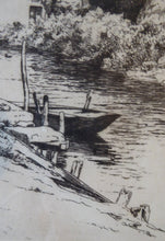 Load image into Gallery viewer, Percival Gaskell Torcello Island Venice Drypoint Etching 1920s
