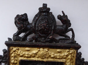 Antique Miniature Cast Iron Fireplace Greenlees Glasgow
