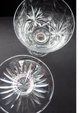 Load image into Gallery viewer, Vintage EDINBURGH CRYSTAL 1950s Claret Glass with stylish Lochiel Pattern. Etched mark to base
