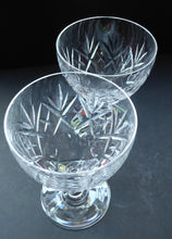 Load image into Gallery viewer, Vintage EDINBURGH CRYSTAL 1950s Claret Glass with stylish Lochiel Pattern. Etched mark to base

