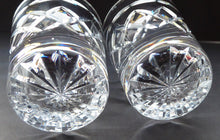 Load image into Gallery viewer, Set of FOUR Vintage TUDOR Crystal Whisky Glasses or Tumblers. Classic 1970s Brandon Pattern
