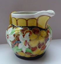 Load image into Gallery viewer, SCOTTISH POTTERY. Sweet Little 1920s BOUGH Ceramic Miniature Jug. Pretty Hand Painted Floral Design
